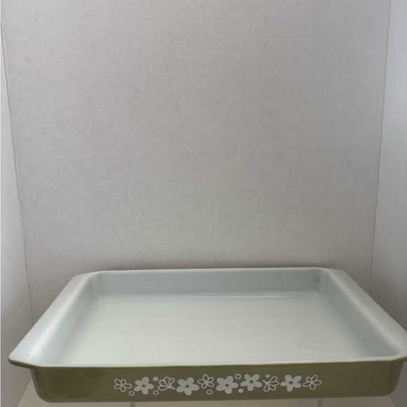 Vintage Pyrex spring Blossom crazy Daisy lasagna pan
